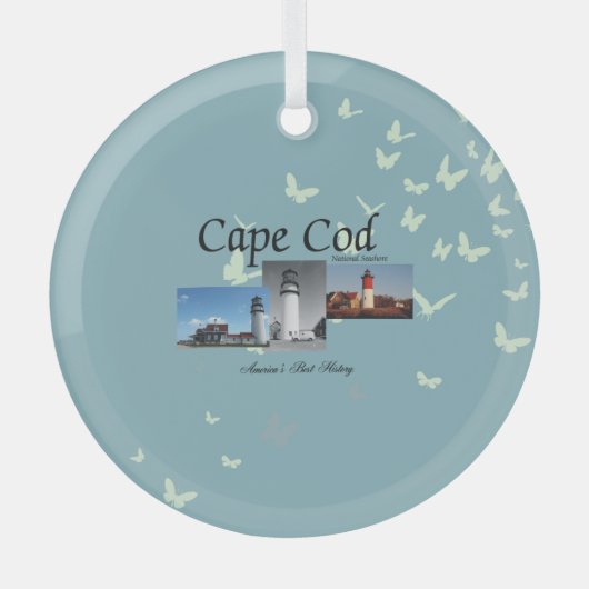 En Verre TOP Cape Cod Glass Ornement (Recto)
