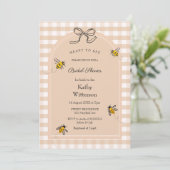 en vichy Envie D'Être Une Invitation De Douche Nup (Debout devant)