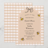 en vichy Envie D'Être Une Invitation De Douche Nup (Devant / Derrière)