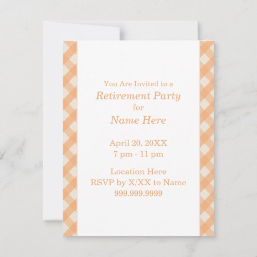 En vichy Invitation (Dos)