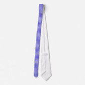 en vichy Motif Cobalt Cravates Mariages (Dos)