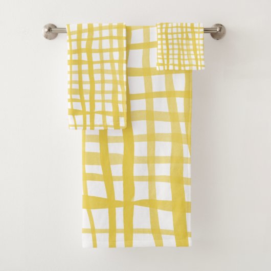 en vichy motif en jaune (En situation)