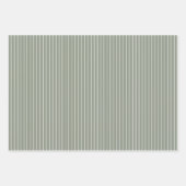 En vichy Motif feuille et rayures vert croustillan (Devant 3)