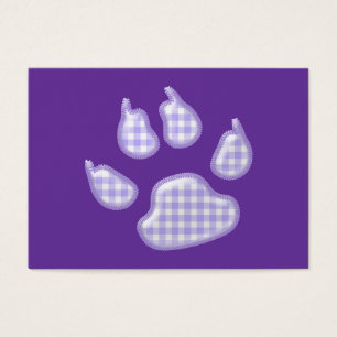 en vichy patte de chien - violet