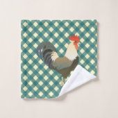 EN VICHY ROOSTER (Gant de toilette)