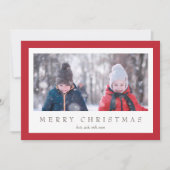 En vichy rouge vérifier le Carte photo plaid pour  (Devant)