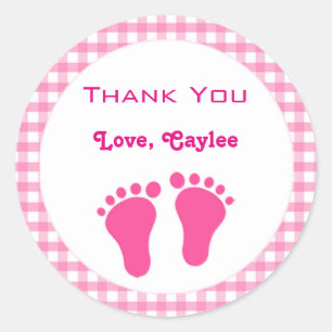 en vichy Sticker Étiquette Faveur Cadeau