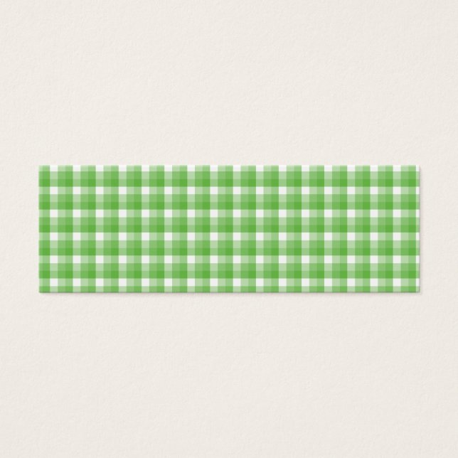 en vichy vérifier le motif. Vert et Blanc. (Devant)