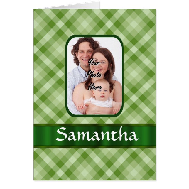 En vichy vert citron (Devant)