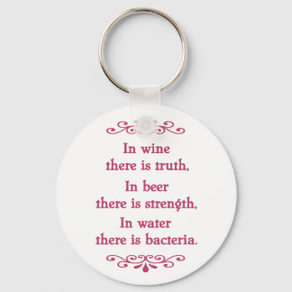 En Vino Veritas-cf-L Sleutelhanger