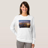 En Voiture Sur Navarre Beach Pier Long Tshirt Manc (Devant entier)