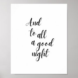 En voor een goed Poster