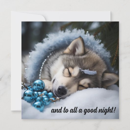 En voor iedereen een goede nacht kaart (Voorkant)