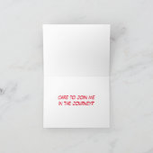 En voyage Carte Saint Valentin (Intérieur)