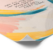 "En waar je ook bent op de reis.." Poster (Hoek)