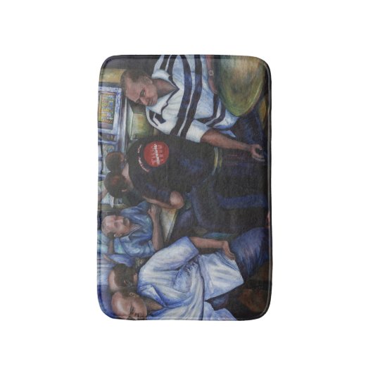 En... ze trouwde met de postbode badmat (Voorkant Verticaal)