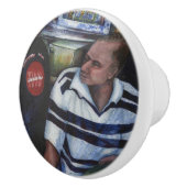 En... ze trouwde met de postbode keramische knop (Rechts)