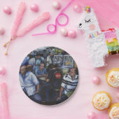 En... ze trouwde met de postbode papieren bordje (Feest)