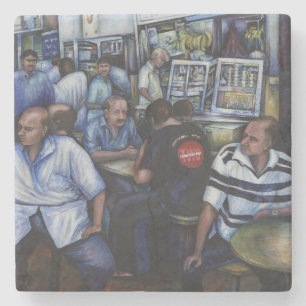 En... ze trouwde met de postbode, Singapore Stenen Onderzetter