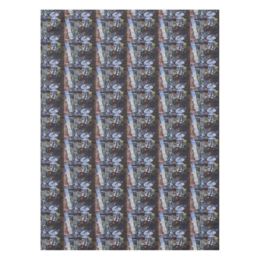 En... ze trouwde met de postbode tafelkleed (Voorkant)