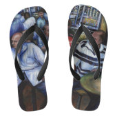 En... ze trouwde met de postbode teenslippers (Voetbed)