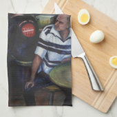 En ze trouwde met de postbode theedoek (Quarter Fold)