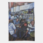 En ze trouwde met de postbode theedoek (Verticaal)