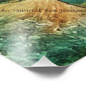 En ze vertrouwde haar reis... foto afdruk (Hoek)