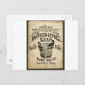 en zeep briefkaart (Voorkant / Achterkant)