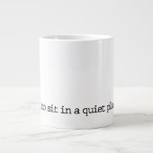 "...en zijn." Mok voor speciale poëzie