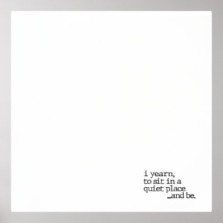 "...en zijn." Speciale gedichtenprint Folie Afdrukken