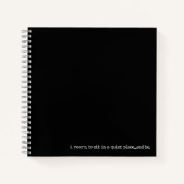 "...en zijn." Specialty Spiral Poetry Journal Notitieboek