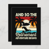 En zo begint het pensioenavontuur informatiekaartje (Voorkant / Achterkant)