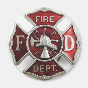 " enamel " - brandwerendheid insignia magneet