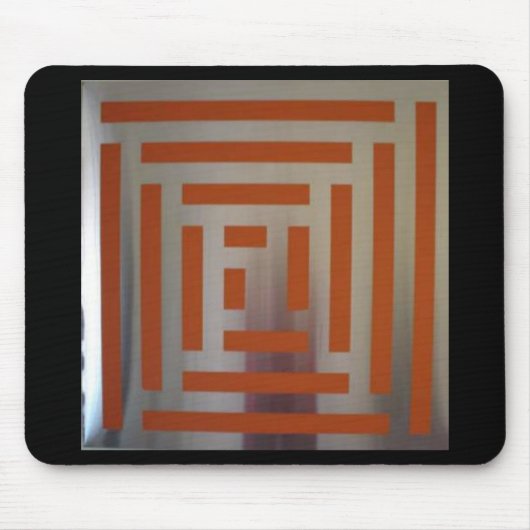 Enamel op roestvrij staal muismat (Voorkant)