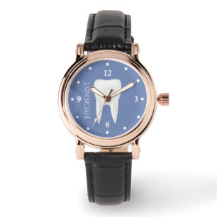 Enamel Tooth Dental Hygienist Watch Horloge