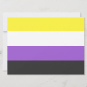 Enby (Non-binary Pride) vlag Kaart
