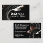 Encadrement des Cartes de visite d'autodiscipline (Devant / Derrière)