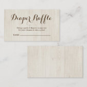 Encart de tirage au sort de couche pour invitation (Devant / Derrière)