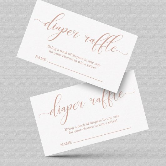 Encart pour tirage au sort de couches pour invitat