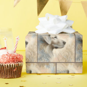 Encaustisch schilderij van Golden Retriever Cadeaupapier