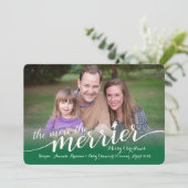 Enceinte avec carte de Noël avec photos (Debout devant)