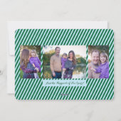 Enceinte avec carte de Noël avec photos (Dos)