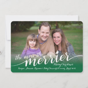 Enceinte avec carte de Noël avec photos