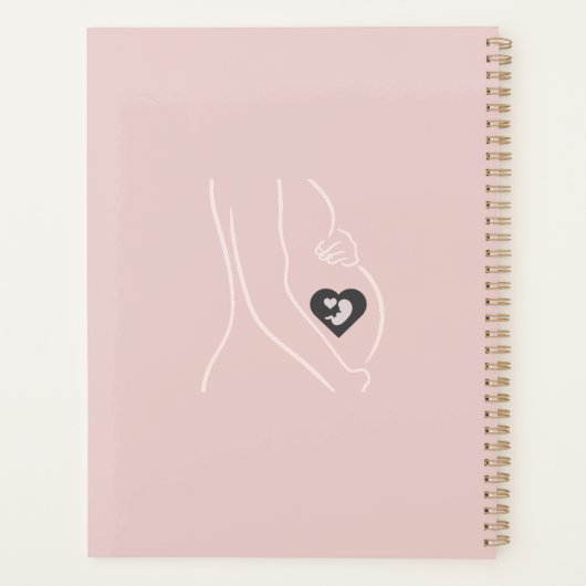 Enceinte avec un P pour Fier (Dos)