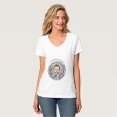 enceinte - Bébé essayant de dormir T-Shirt (Devant entier)