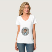 enceinte - Bébé essayant de dormir T-Shirt (Devant entier)
