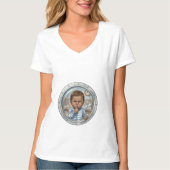 enceinte - Bébé essayant de dormir T-Shirt (Devant)