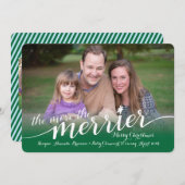 Enceinte - Carte de Noël avec Photos (Devant / Derrière)