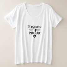 Enceinte nouvelle fière mère typographie cadeau po